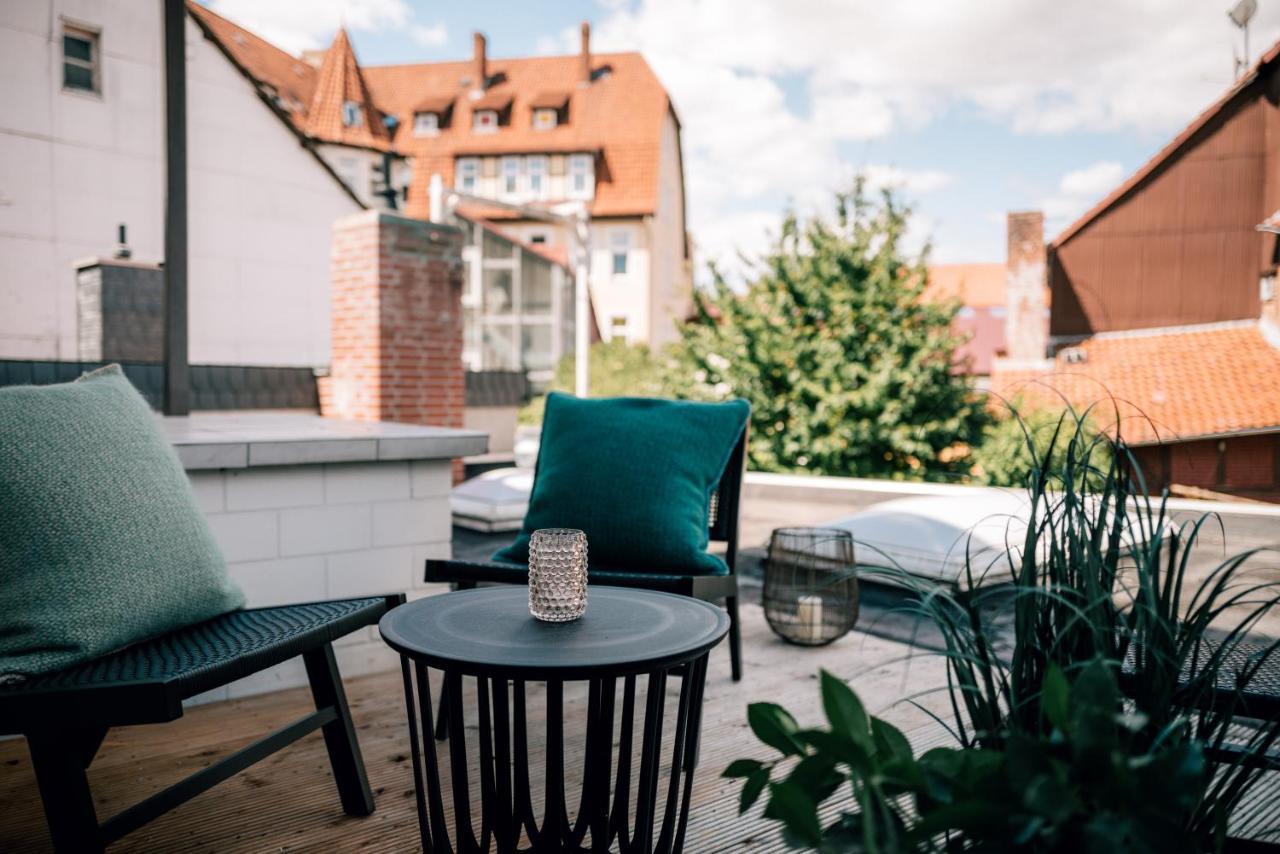 Wohnung In Der Fussgaengerzone Mit Finca Flair Einbeck Exterior foto